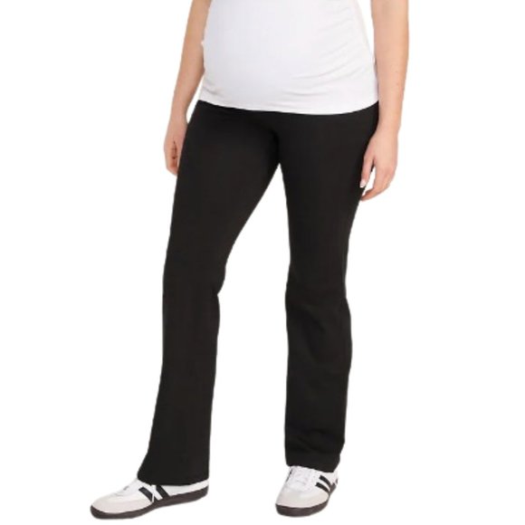 🌿🎉HP🎉 Old Navy Maternity Rollover Waist PowerChill Bootcut Leggings [MM]🌿 - Picture 9 of 10